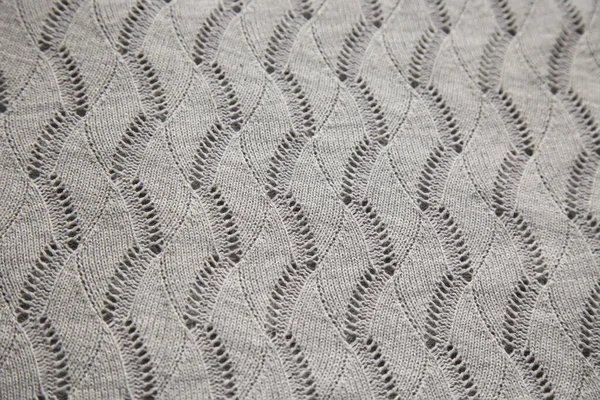 Gray Wool Fabric Texture Simple Pattern Closeup — Stock Photo, Image