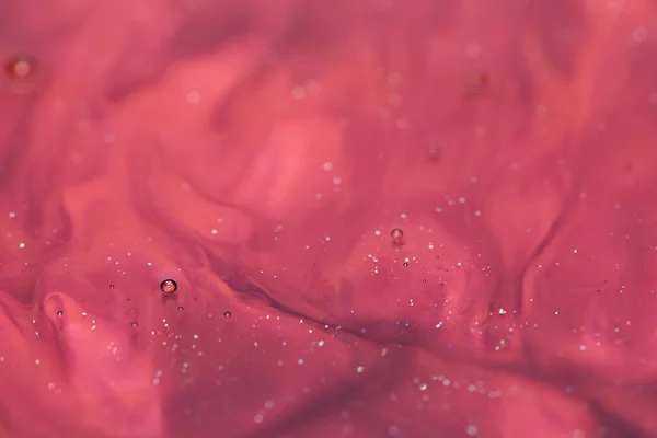 Rote Und Lila Alkoholfarbe Wasser Abstrakter Hintergrund Makroansicht — Stockfoto