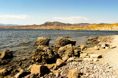 Kırım 'da vahşi plaj