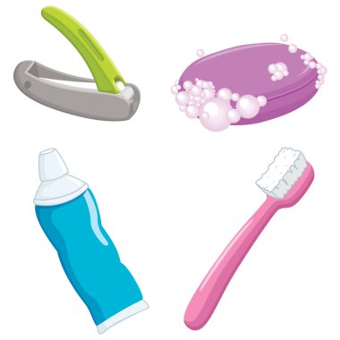 vektör çizim banyo bileşen