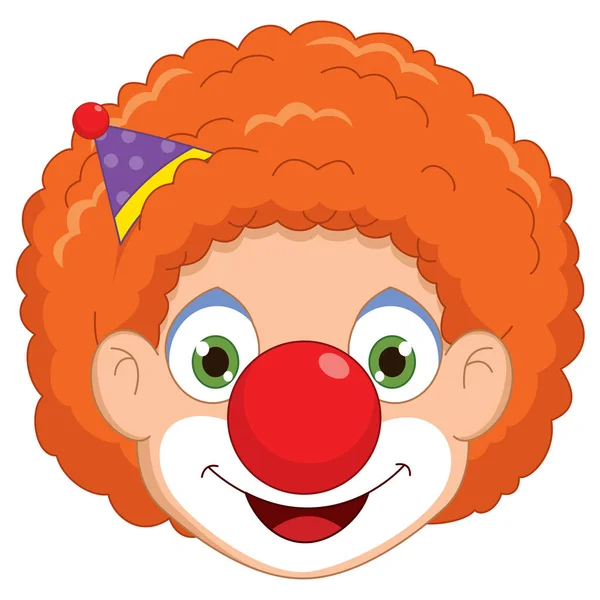 Vector Illustration Of A Clown — Stock Vector