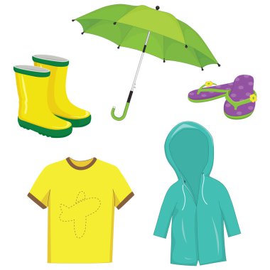 Vektör çizim giyim