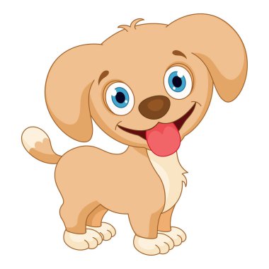 köpek vektör çizim