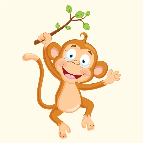 Ilustração do vetor macaco — Vetor de Stock