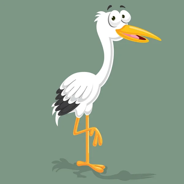 Stork Vector Ilustração — Vetor de Stock