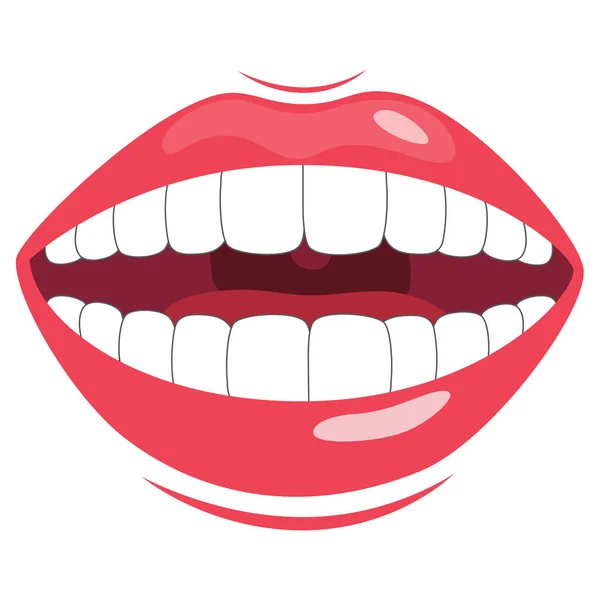 Diş illüstrasyon vektör — Stok Vektör