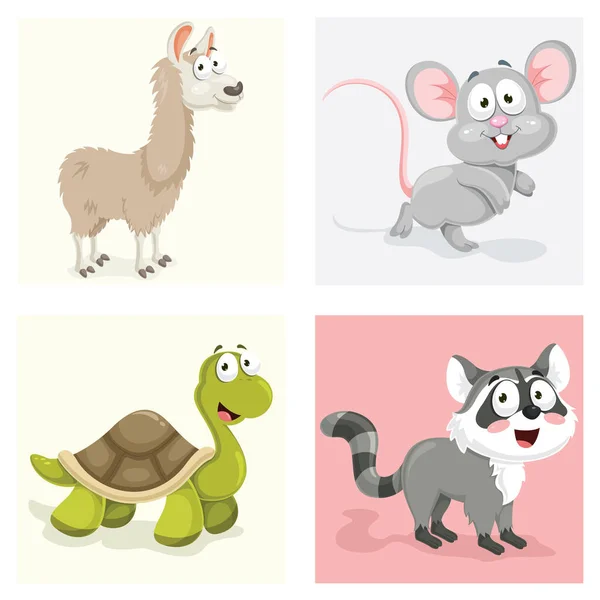 Tiere Vektor Illustration Set — Stockvektor
