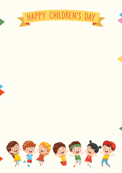 Happy Children's Day Vector Collection