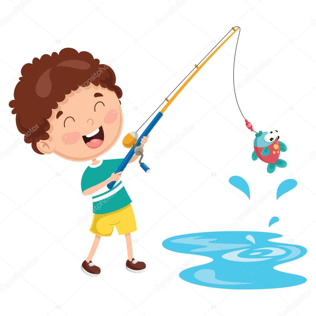 Vettoriale stockIllustrazione Vettoriale Una Pesca Bambini di  ©helime_demirci #187002532, image size:1024x1024