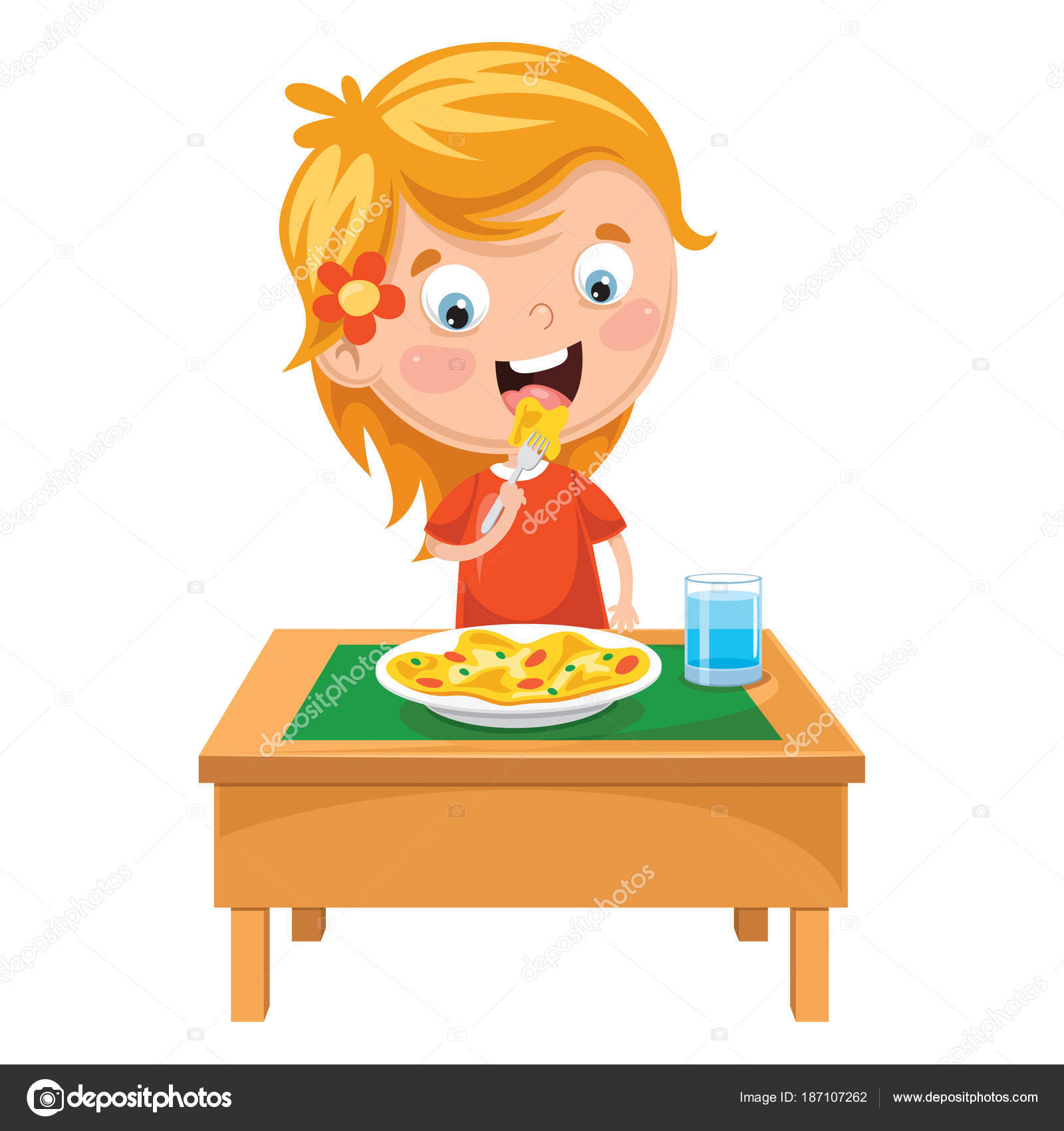 Ninos comiendo imágenes de stock de arte vectorial | Depositphotos Ninos comiendo imágenes de stock de arte vectorial | Depositphotos