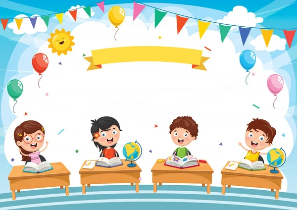 Öğrenciler vektör çizim