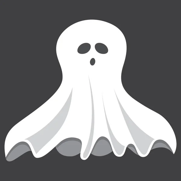 Vector Illustration Ghost — Stock Vector