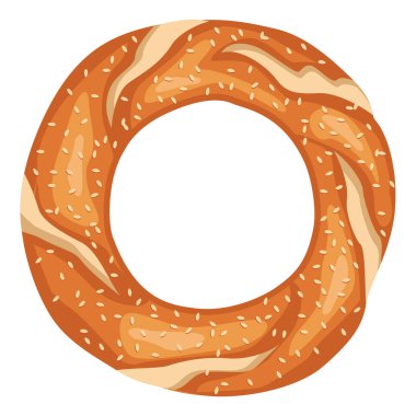 Simit vektör çizim
