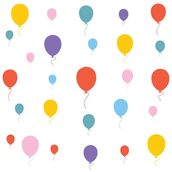Vectorillustratie Van Ballonnen Achtergrond — Stockvector