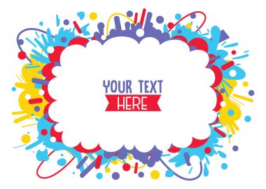 vektör çizim renkli arka plan