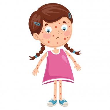 Vektör çizim çocuk hastalıkları