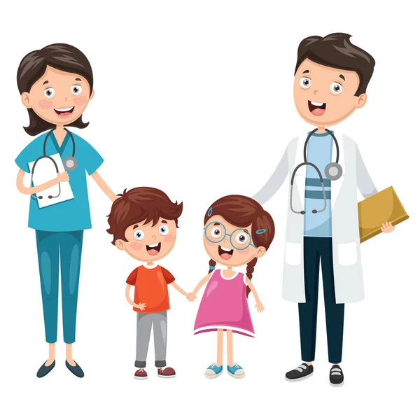 Sağlık ve tıp vektör çizimi