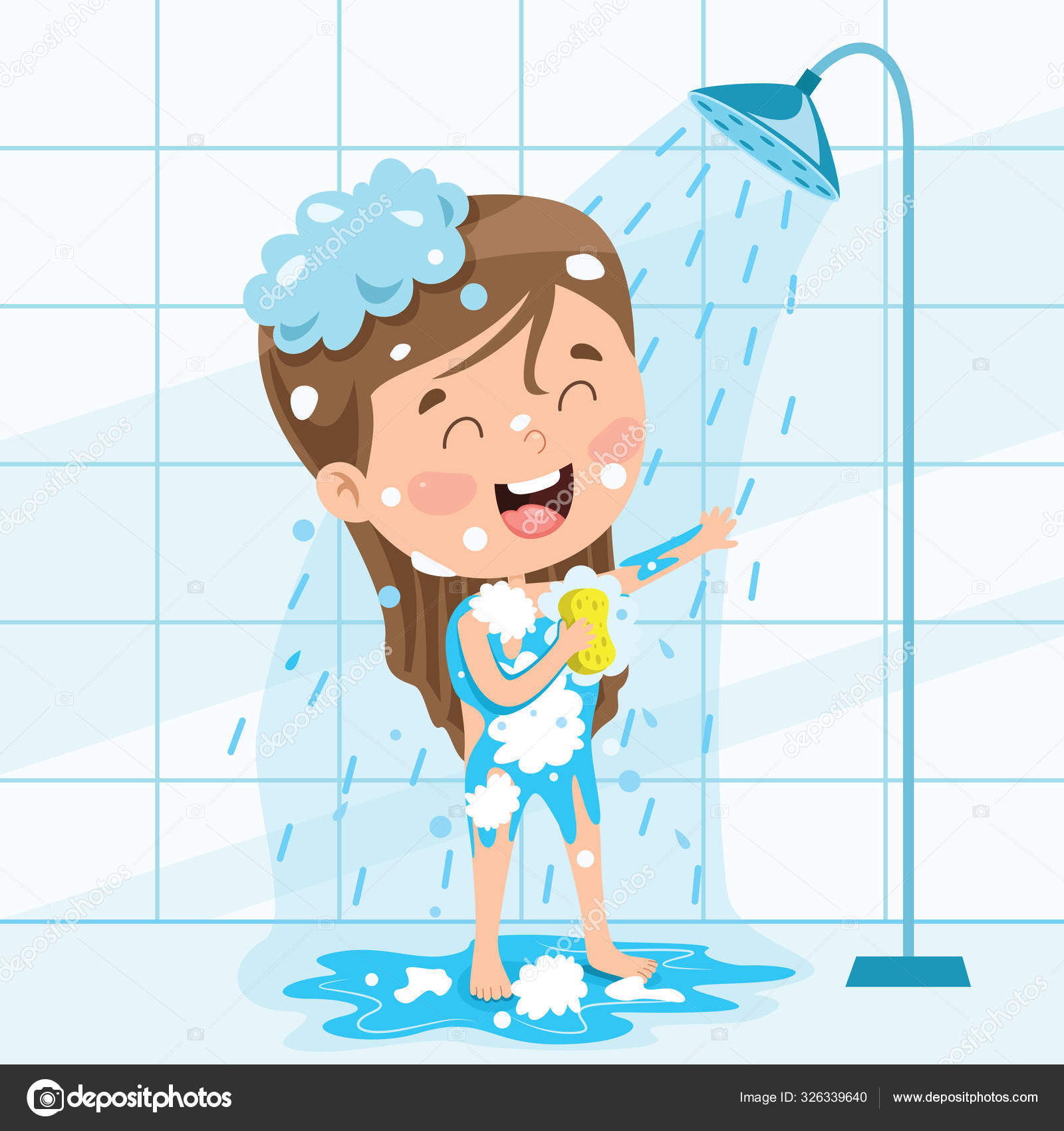 take a bath clipart