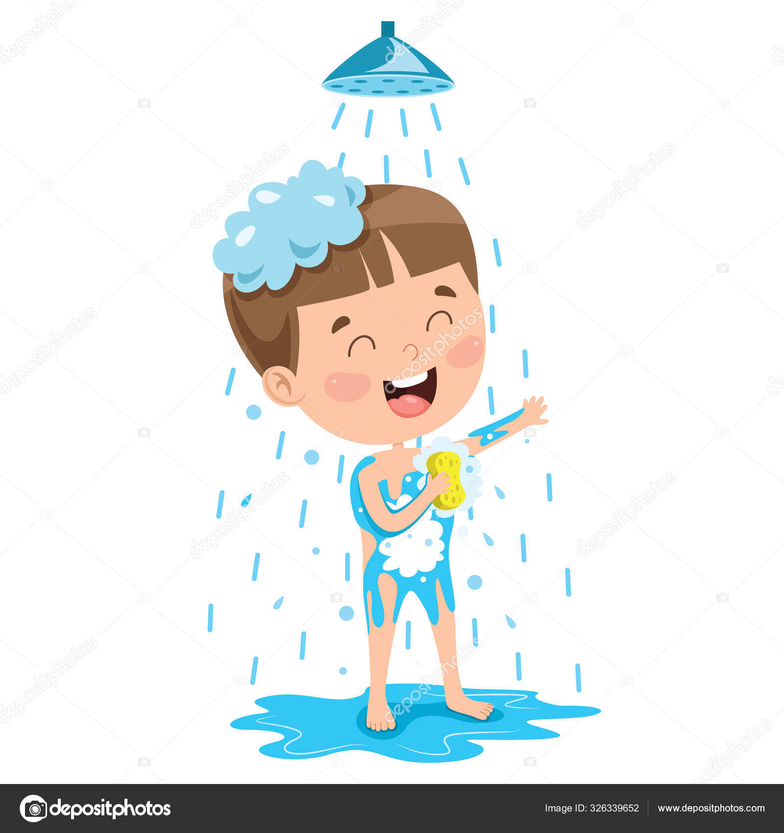 take a bath clipart