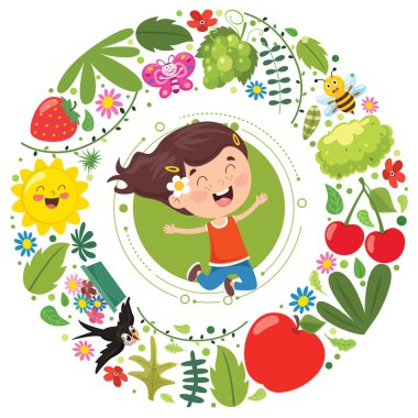 Küçük Çocuk ve Doğa Elementleri