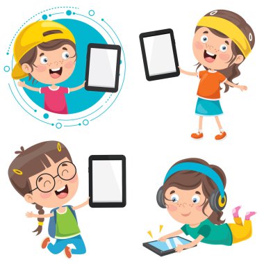 Küçük Çocuklar Teknoloji Aygıtlarını Kullanıyor