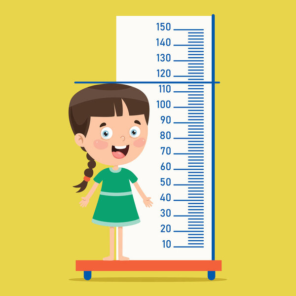 Мера роста для маленьких детей
