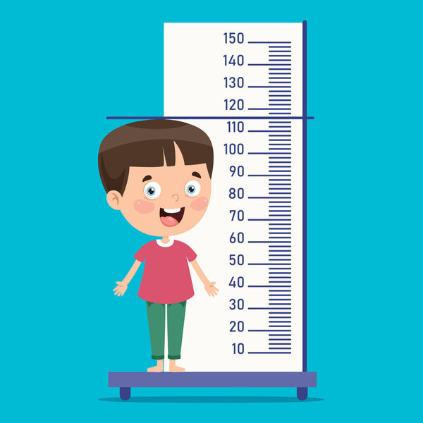 Мера роста для маленьких детей
