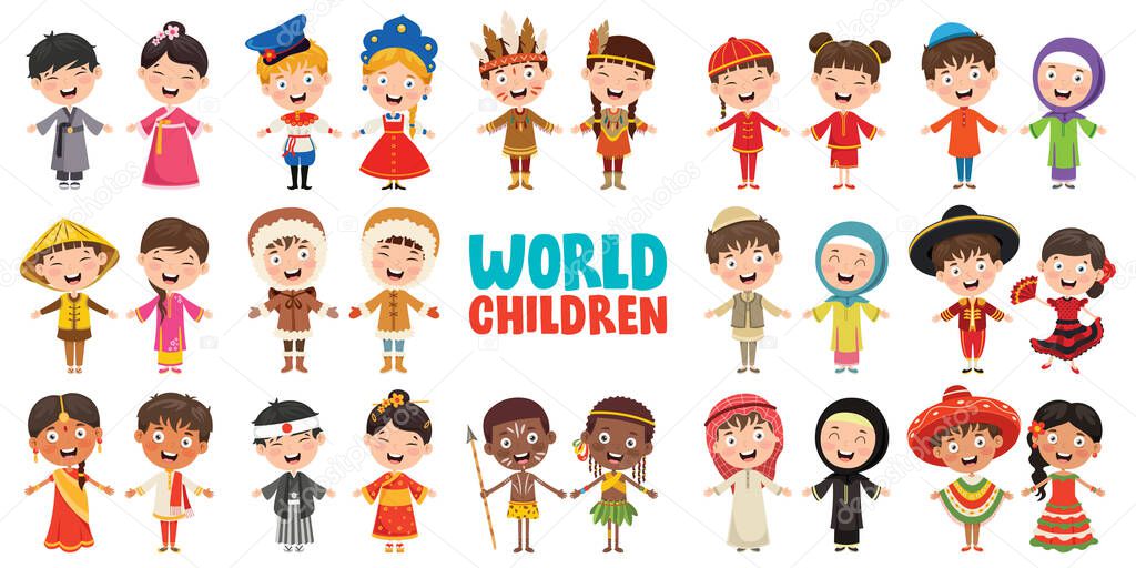 Multicultural Characters Of The World