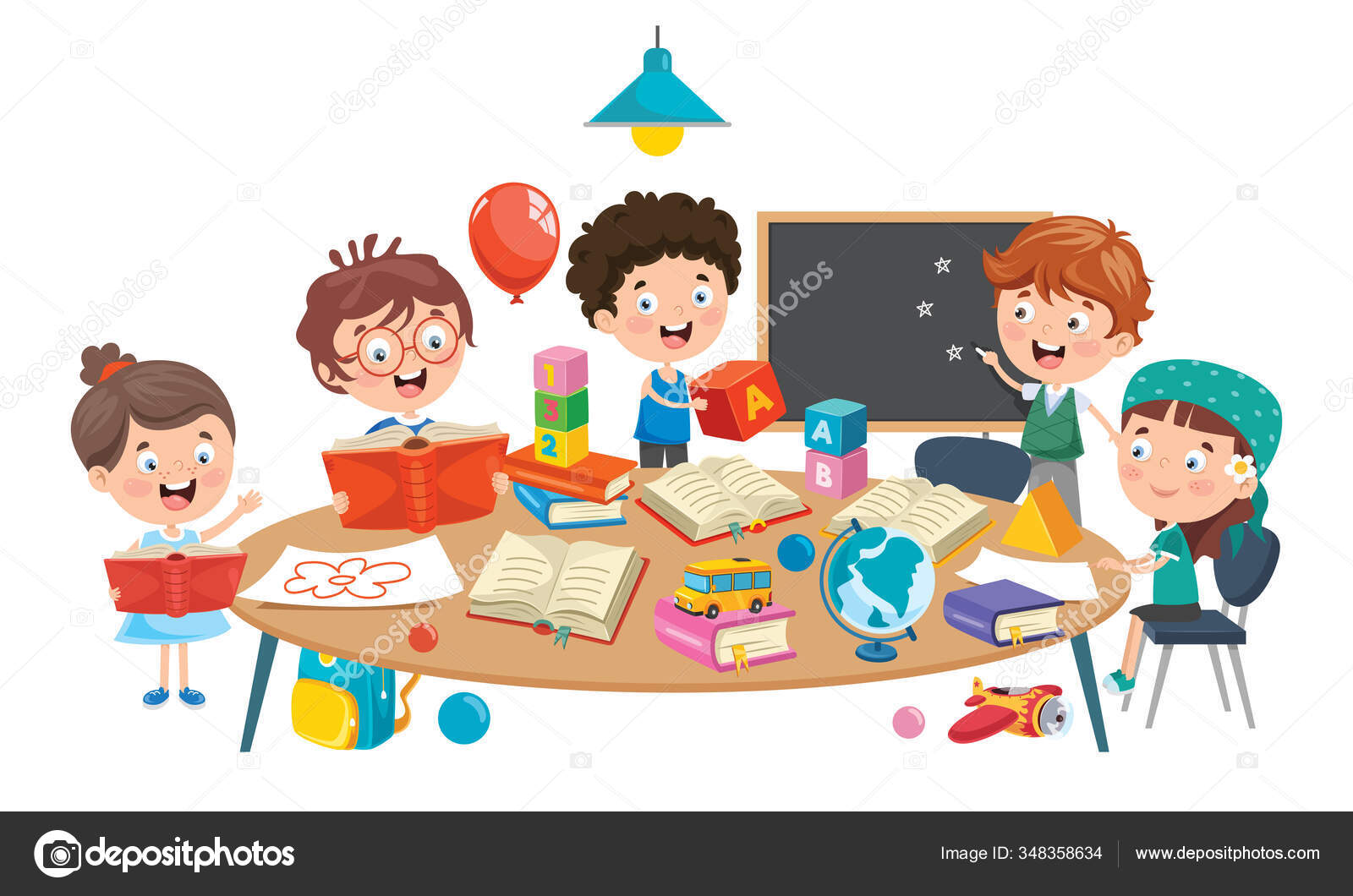 Classroom Vectors & Illustrations for Free Download