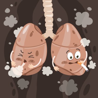 İnsan Ciğerlerinin Çizimi