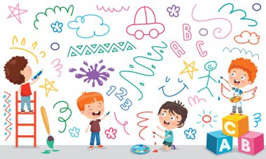 Komik Karakterli Sanat Tasarımı