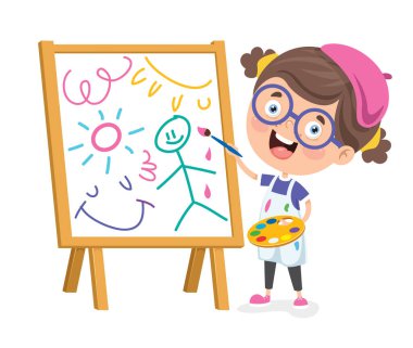 Komik Karakterli Sanat Tasarımı
