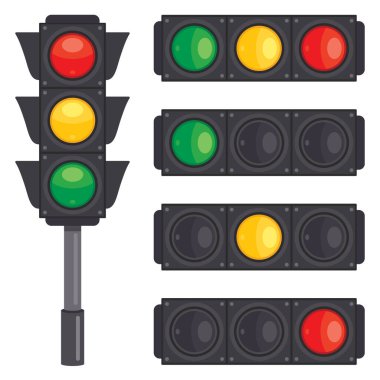 Işıklı ve Ekipmanlı Trafik Konsepti