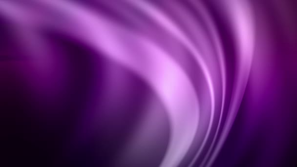 Una animación de fondo en bucle de suaves líneas púrpuras que se transforman lentamente — Vídeo de stock