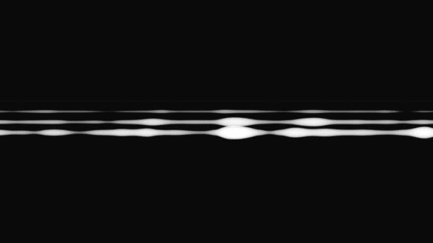 Un graphique en mouvement des lignes horizontales — Video
