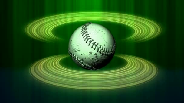 Astratto sfondo movimento baseball — Video Stock