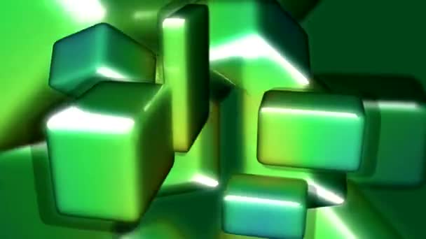 Абстрактный куб — стоковое видео