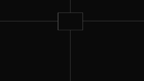 Satelliet zoom productie element — Stockvideo