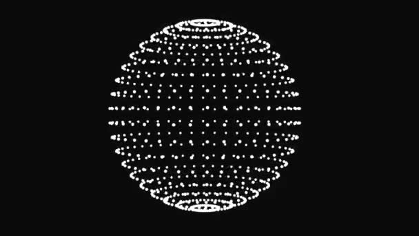 Sphère entièrement faite de points — Video