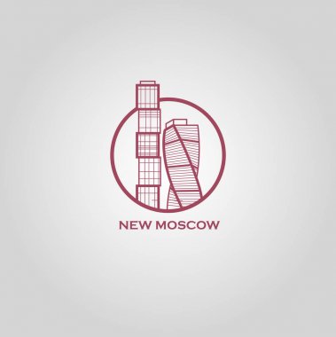 Yeni Moscow city doğrusal bayrağı.