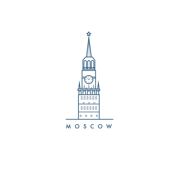 Moskau Stadt Vektorillustration — Stockvektor