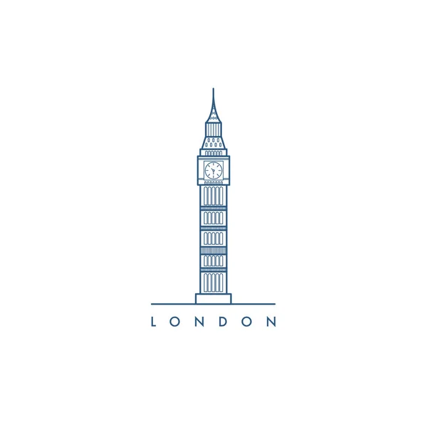 Londra City Illustrazione Vettoriale — Vettoriale Stock
