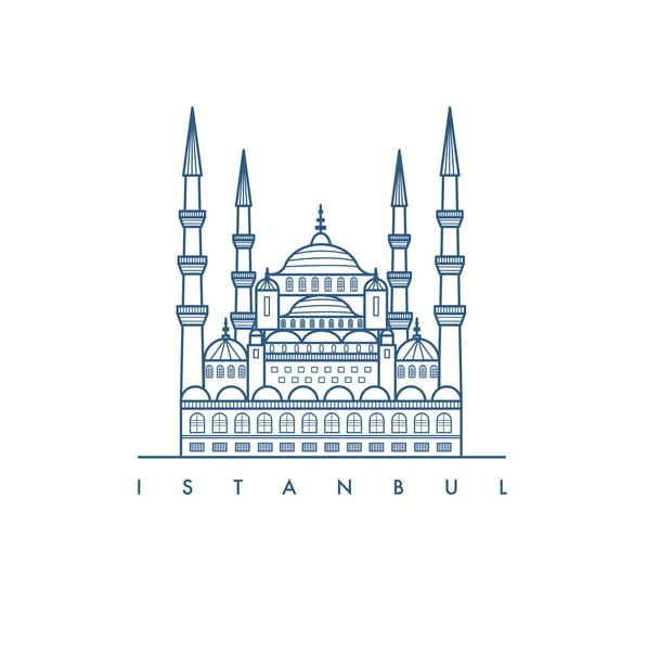 Istanbul Stad Vectorillustratie — Stockvector