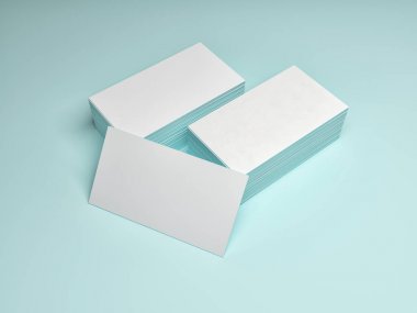 İsim kartı mockup. Kartvizit mockup.