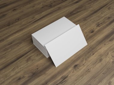 İsim kartı mockup. Kartvizit mockup.