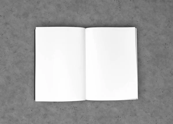 Catálogo Livro Branco Revistas Gozar Com Fundo — Fotografia de Stock