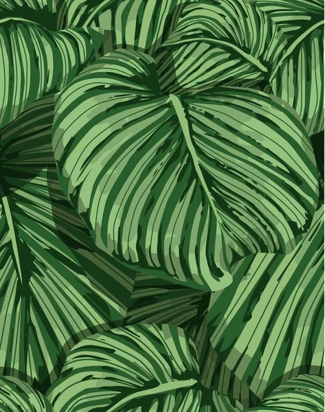 Modèle Tropical Indigo Sans Couture — Image vectorielle