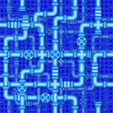 Subaplar, valf ve boru, bir arka plan ve başka amaçlar olarak kullanmak için tarama görüntü ile Seamless Modeli.