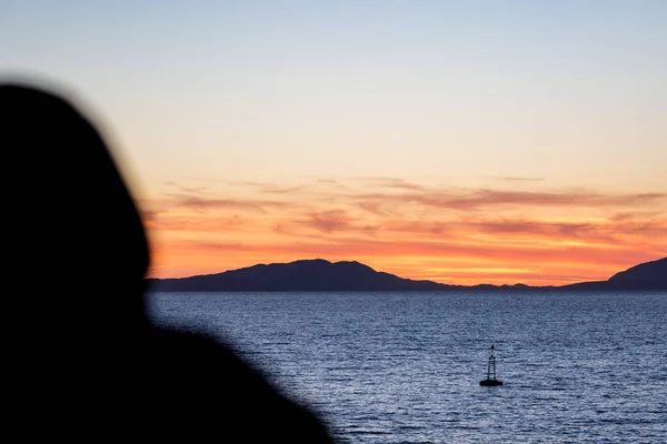 夕暮れのギリシャのセーリング — ストック写真