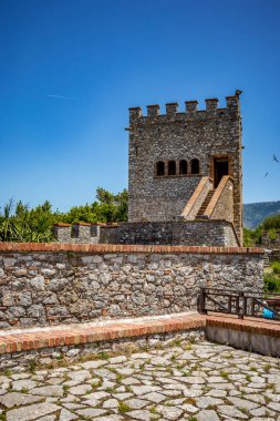 Arnavutluk 'taki Butrint Ulusal Parkı Arkeoloji Harabeleri